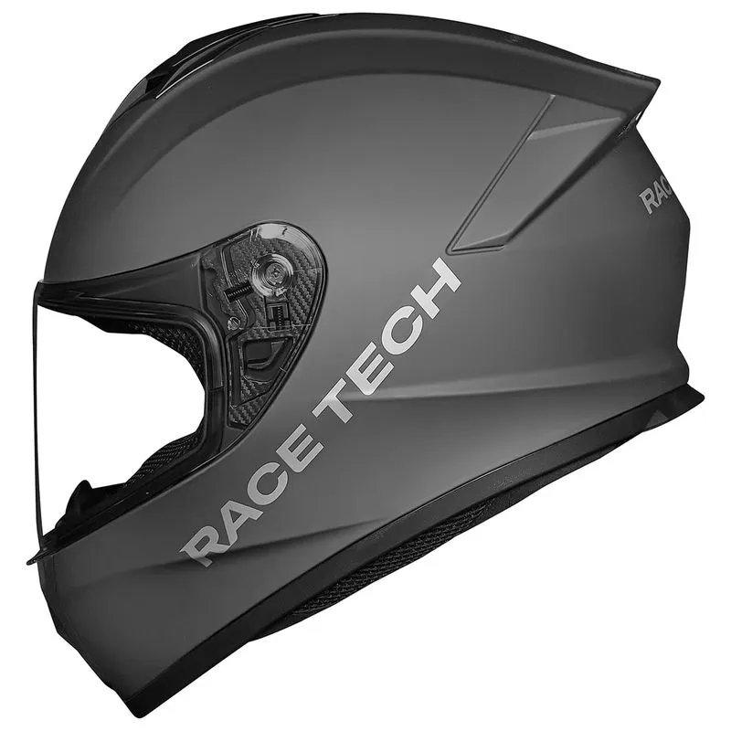 Capacete Race Tech Hit Monocolor Titanio Fosco 56