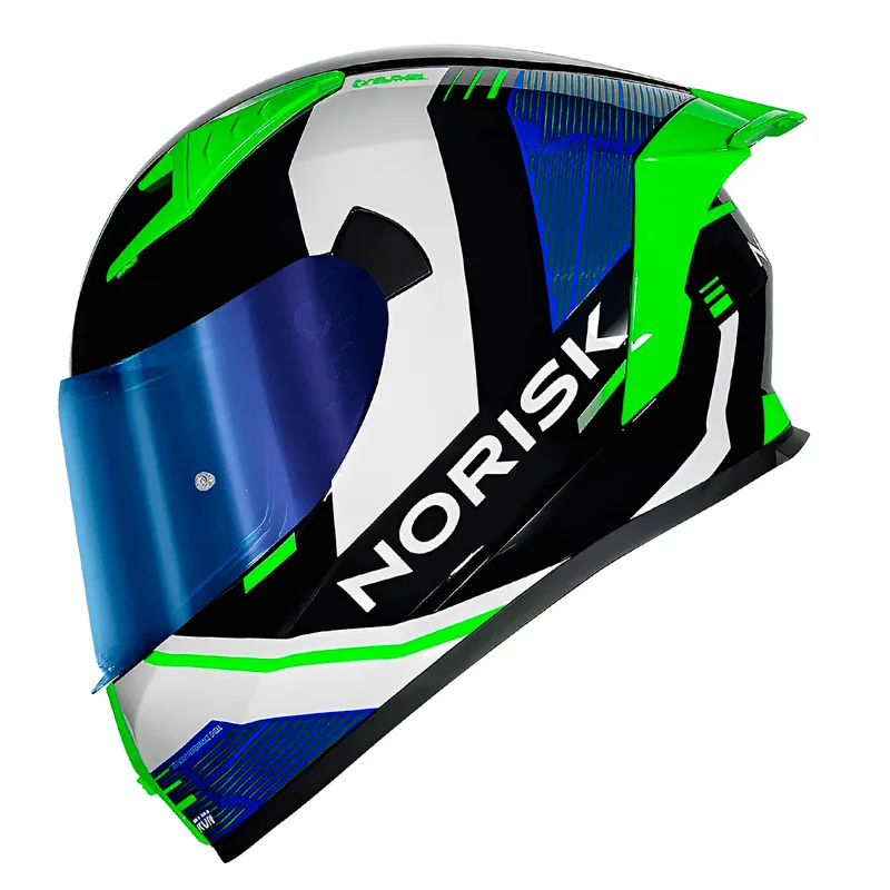 Capacete Original Norisk Flow Run Preto Branco 56