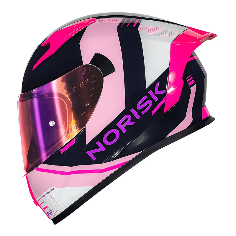 Capacete Original Norisk Flow Run Azul Rosa 62