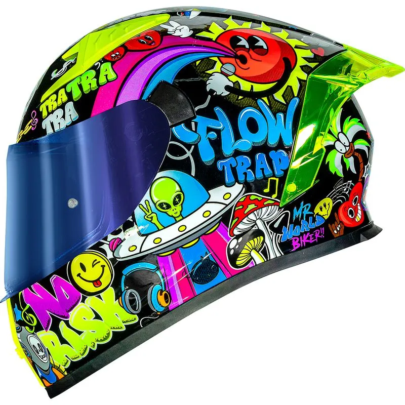 Capacete Original Norisk Flow Trap Preto 56