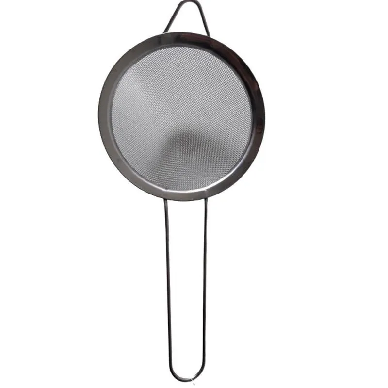 Peneira Aço Inox Luxo Coador Utensílios De Cozinha 12cm