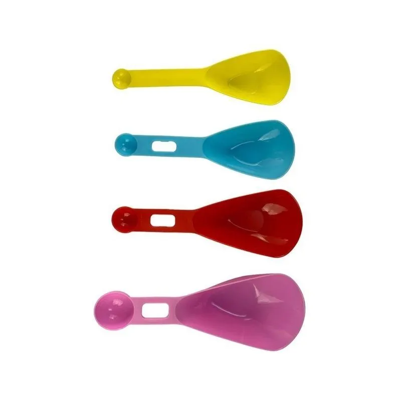 Kit Colher Medidora Plastico C/4 Amigold