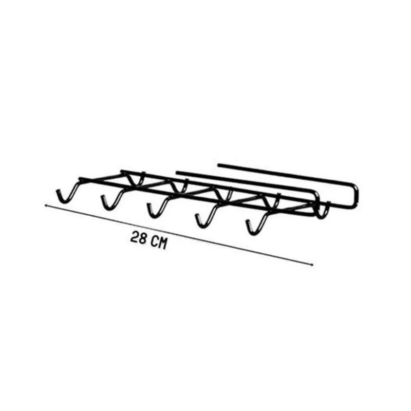 Suporte 10 Xicaras Amigold Preto
