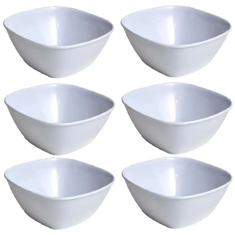 Jogo 6 Tigela Bowl em Melamina 25cm Atacado Restaurante