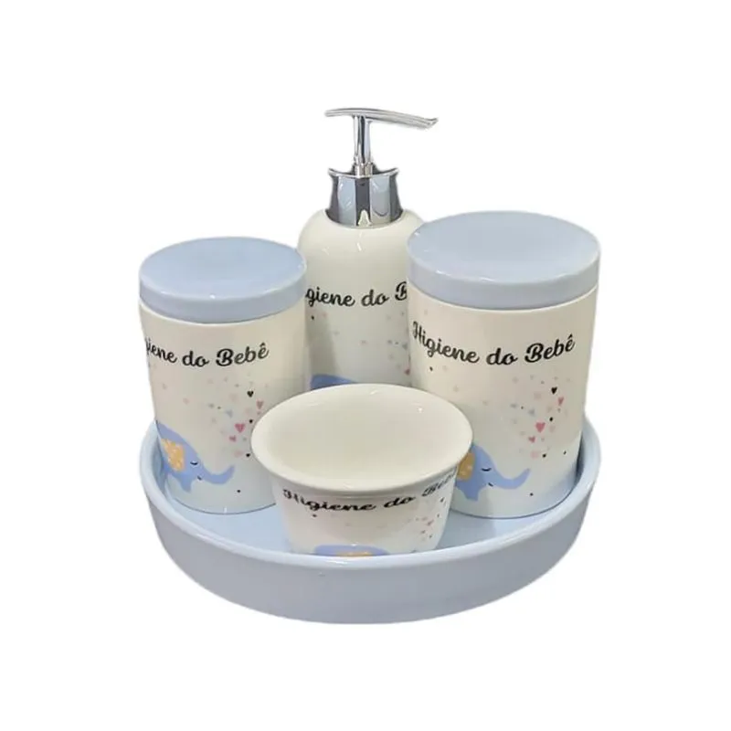 Kit Higiêne Bebê Organizador Bandeja Infantil 3493az