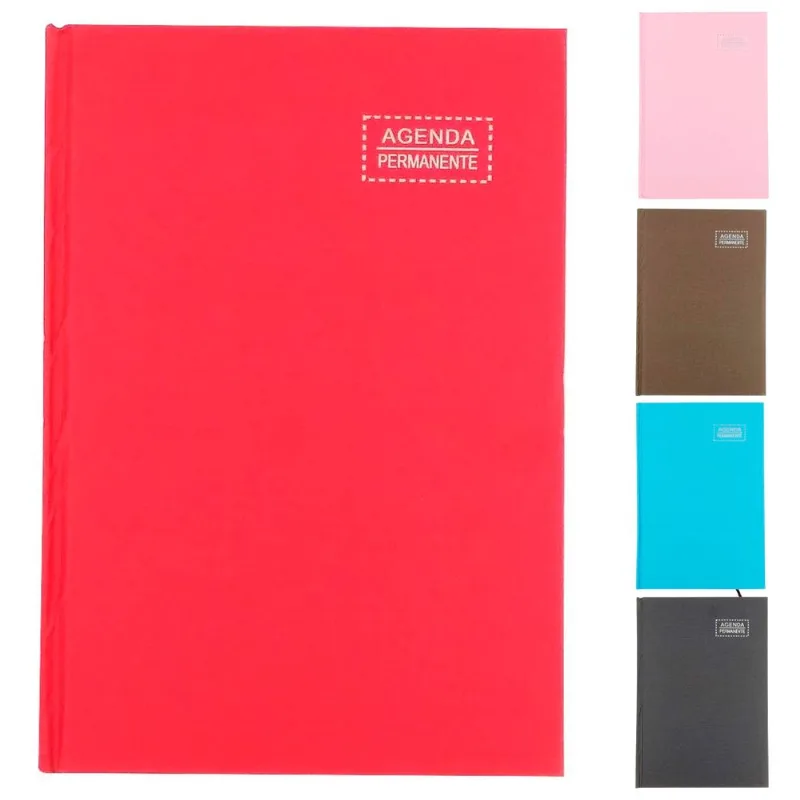 Agenda Permanente 21x14,5cm 160 Folhas em Papel Amigold SORTIDOS
