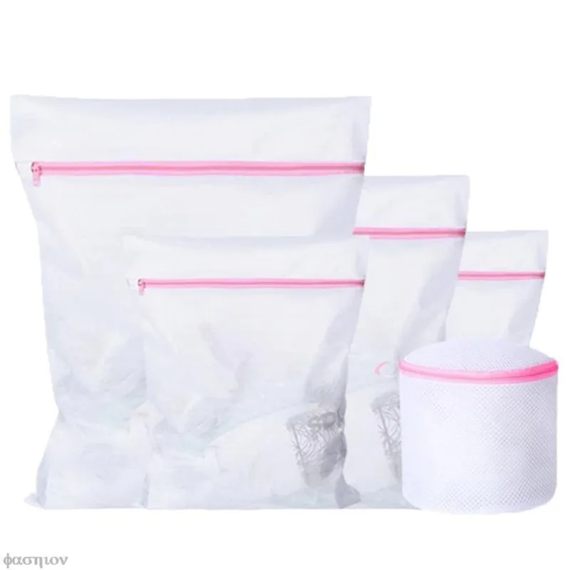 Saco Protetor Lavar Roupa Kit Com 5 Tamanhos Pp Ao Gg