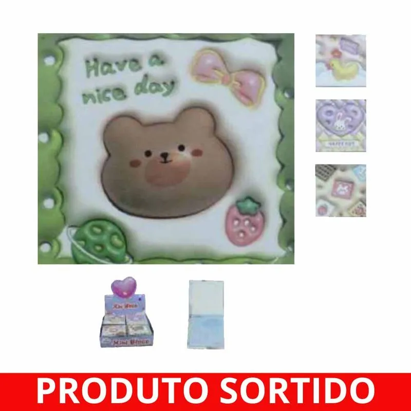 Bloco Anotação 8x8 Capa Dura Sortido 5735 Amigold - BL