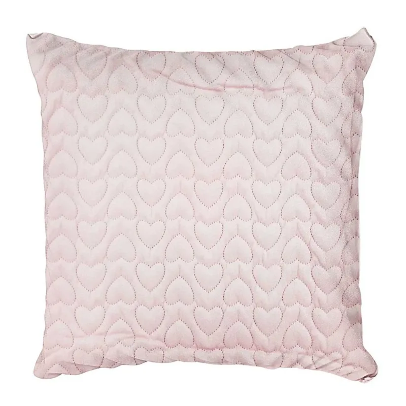 Capa P/ Almofada Coração 45x45cm em Poliéster Amigold-Rosa