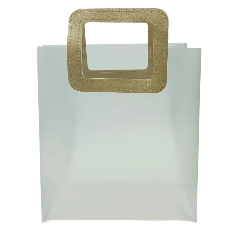 Sacola P/ Presente Transparente 23x27cm em Plástico Amigold