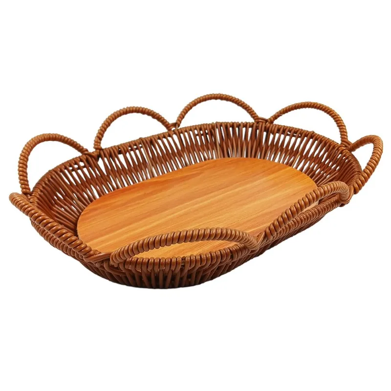 Cestos Decorativo 30x8cm em Plastico Amigold