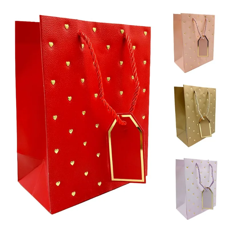 Sacola P/ Presente Coração 23x18cm em Papel Amigold Sacola P/ Presente Coração 23x10cm em Papel Amigold