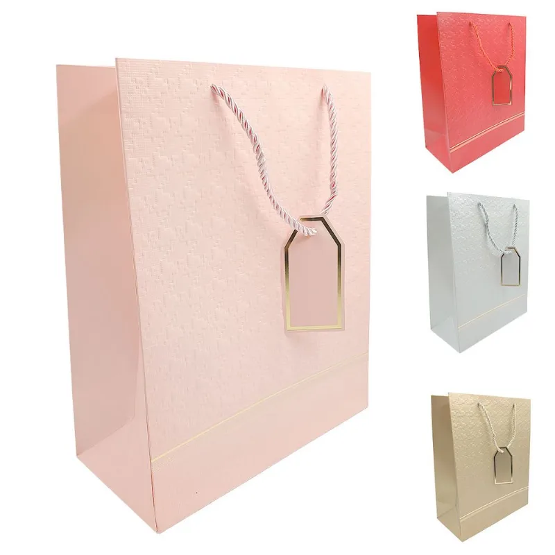Sacola P/ Presente 32x12cm em Papel Amigold