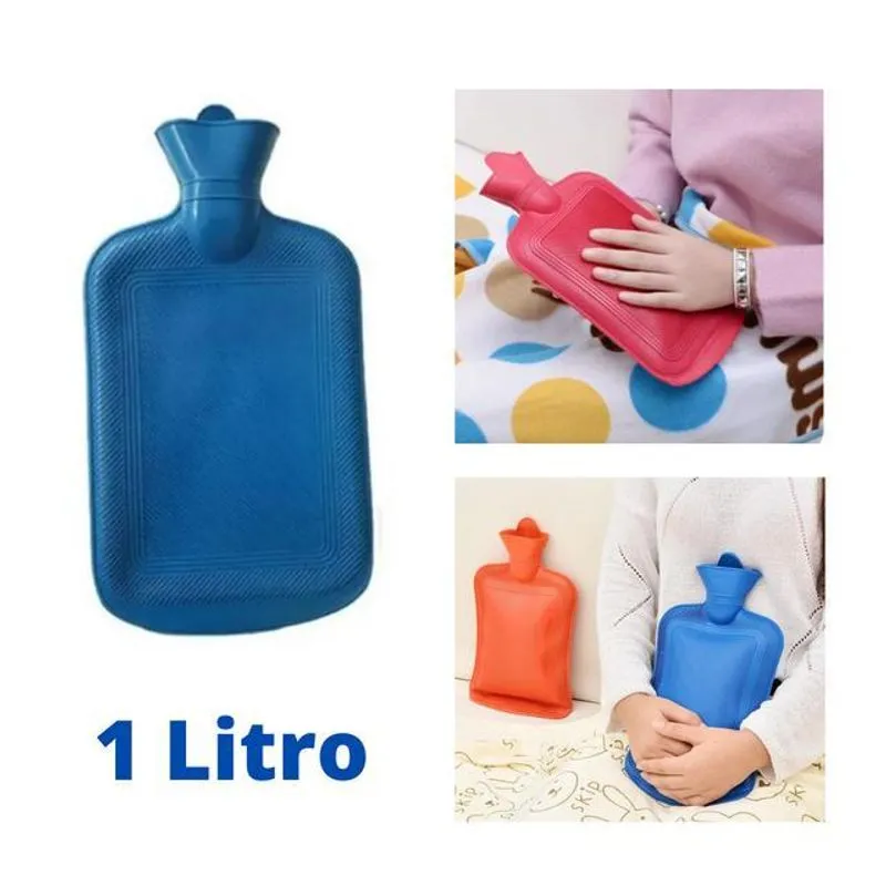 Bolsa Térmica Borracha Compressa Água Quente Fria Dor
