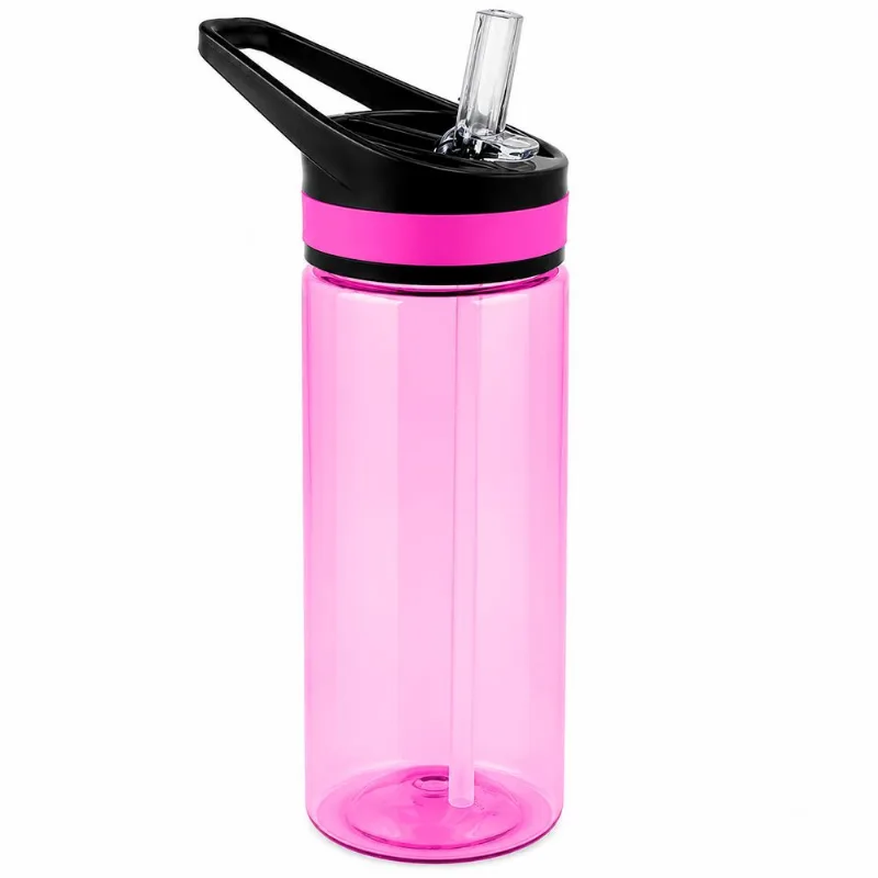 Garrafa Aerobic 650ml em Plástico Moment-Pink