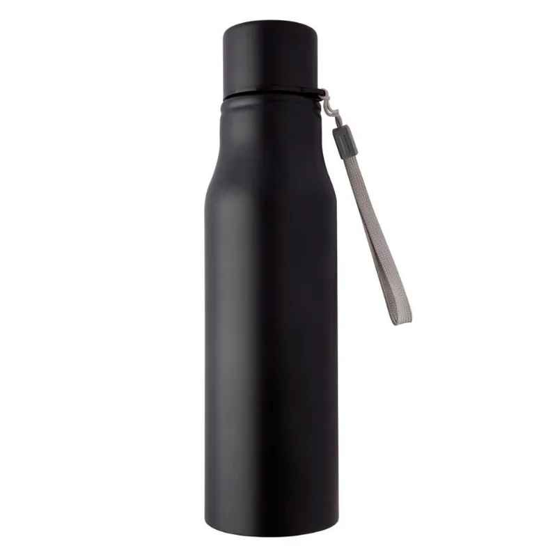 Garrafa Squeeze 750ml em Aço Inox Moment- Preto