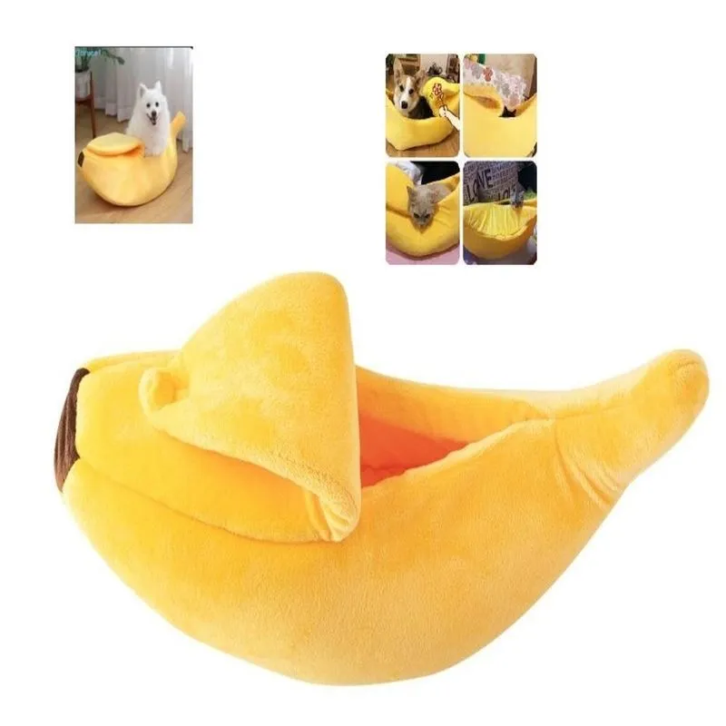 Casinha Pet Grande Caminha Dormir Cachorro Gato Banana