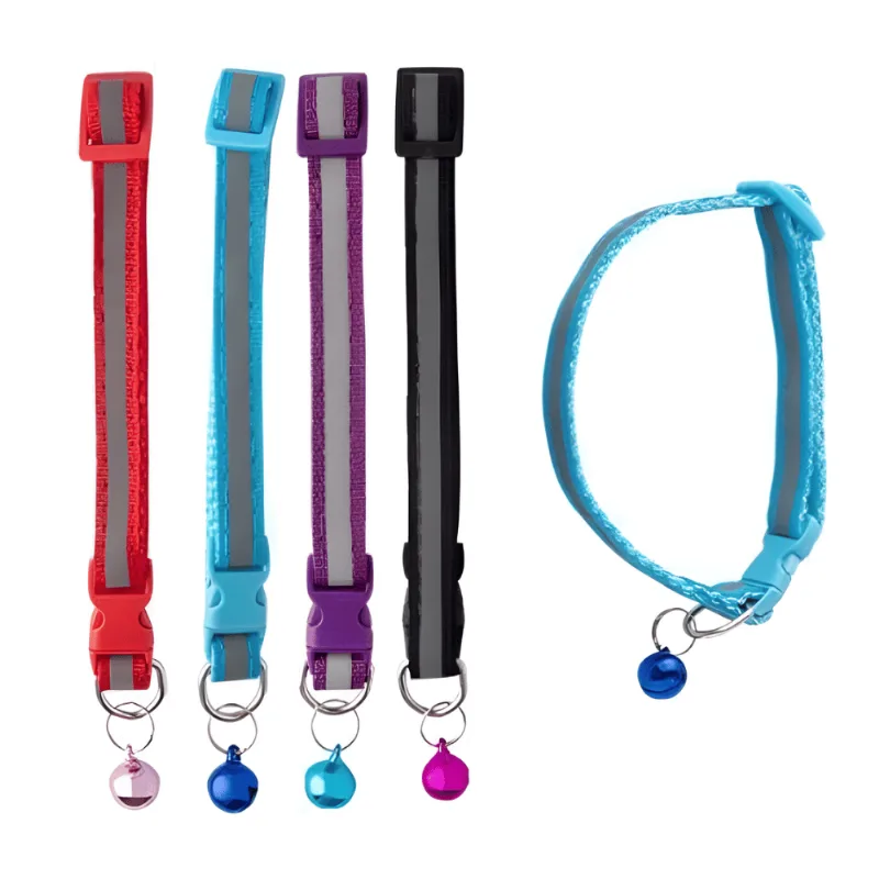 Coleira Pet Refletiva Cores Sortidas - Fluffie