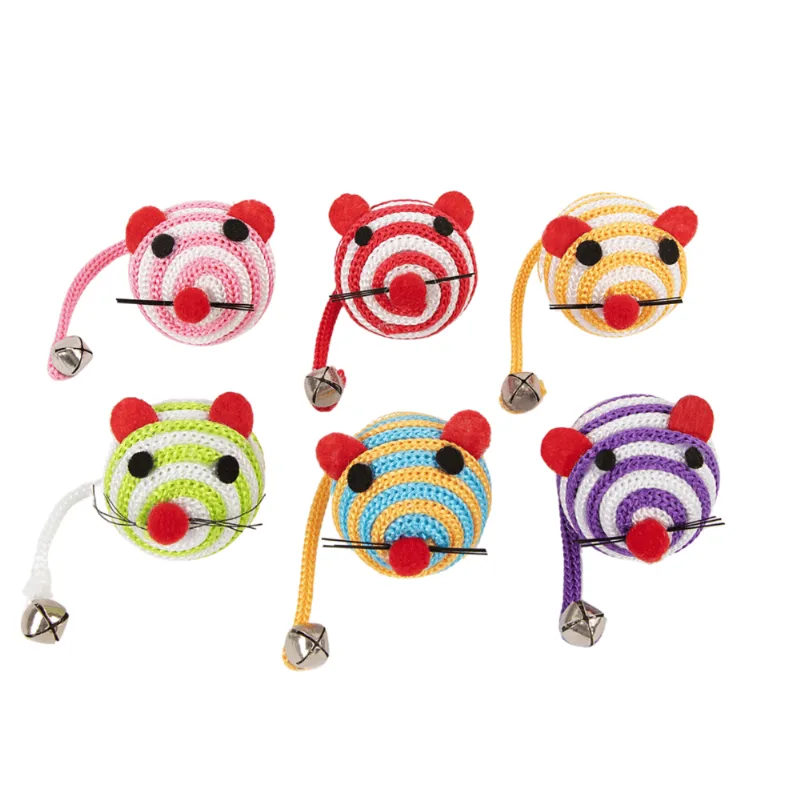Brinquedo Pet Ratinho de Corda c/ sino - Cores Sortidas - Fluffie