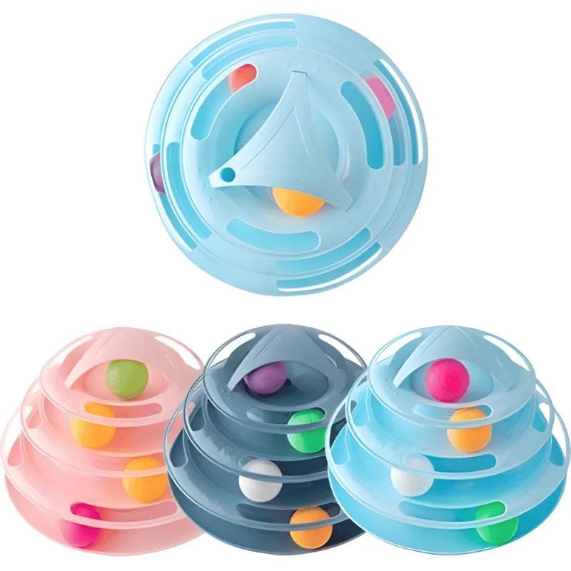 Brinquedo Pet Torre c/ Bolinhas - Fluffie