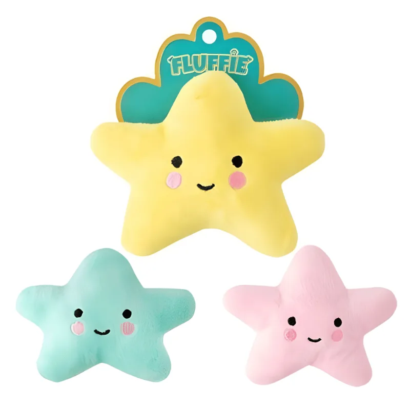 Brinquedo Pet Pelúcia Estrelinha - Cores Sortidas - Fluffie