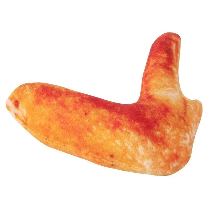 Brinquedo Para Pet Asa De Frango De Pelúcia 11 X 10 Cm