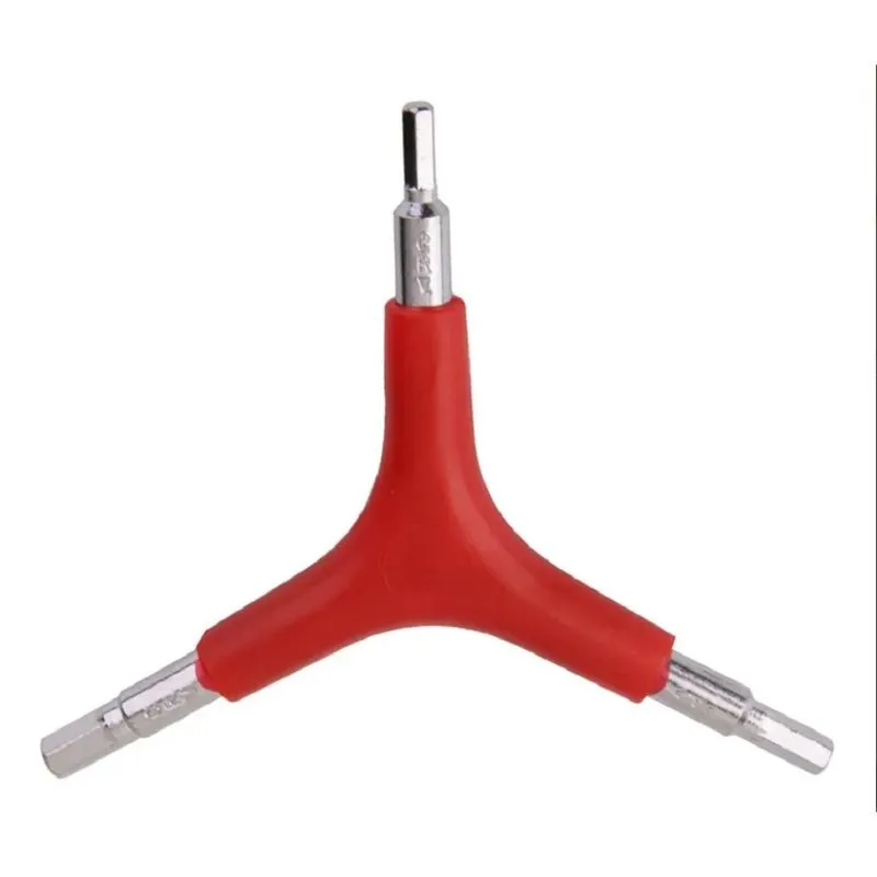 Chave Allen 3 Pontas Bicicleta Aço Resistente Manutenção Precisão Ergonômica Durável Ciclista Bike