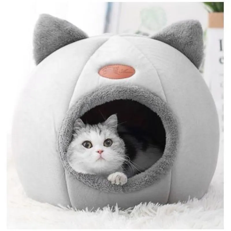 Caminha Iglu e Toca p/ Cachorro/Gato - Tamanho M - Cinza