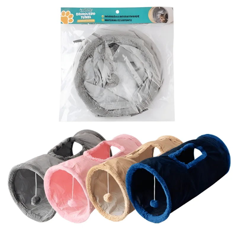 Brinquedo Pet Túnel p/ Gatos - Modelos Sortidos - Fluffie