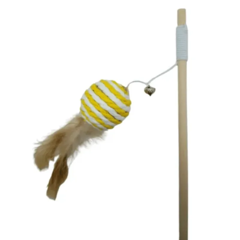 Brinquedo Pet Vara Interativa p/ Gatos - Fluffie