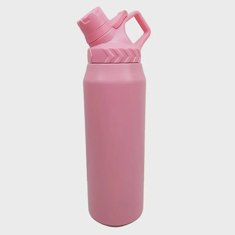 Garrafa Térmica com Alça Rosa 950ml CB3281 - Moment