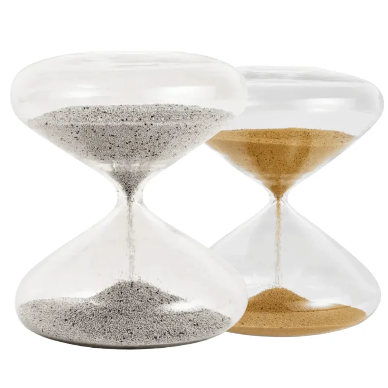 Ampulheta Decorativa Vidro 16x19,5cm - Cores Sortidas - Moment Moment (Clink)