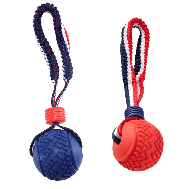 Brinquedo Pet Cabo de Guerra C/ Bolinha - Cores Sortidas – Fluffie