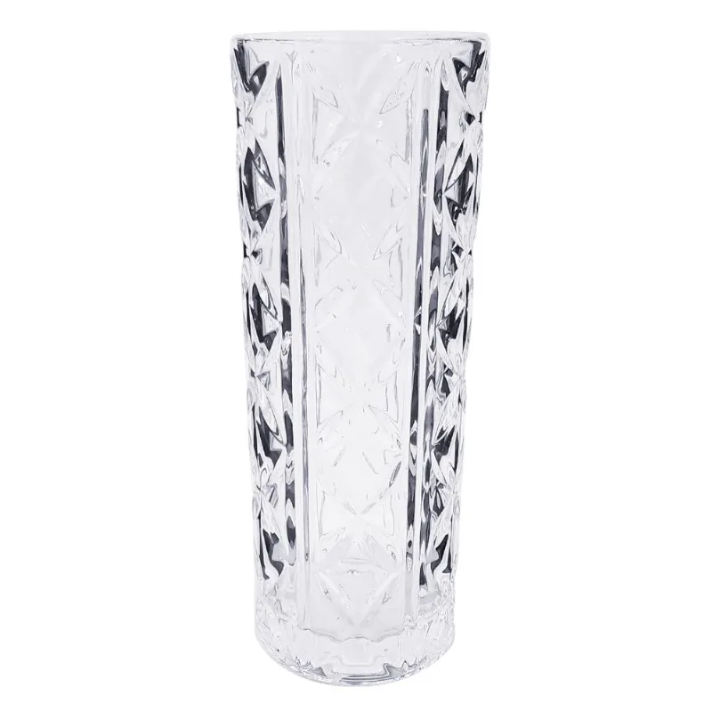 Vaso Decorativo 24,5X9,5cm em Vidro Moment