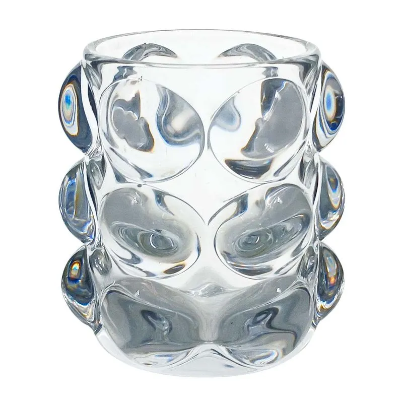 Vaso Bubble Decorativo 9,5cm em Vidro Moment