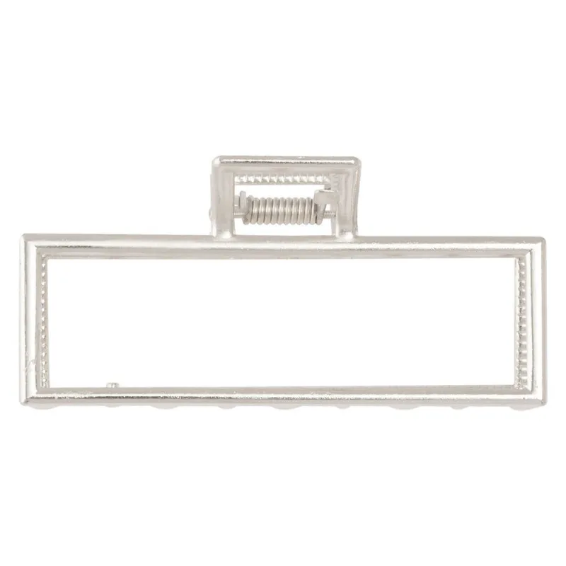 Prendedor de Cabelo 11,5x4x5cm em Metal Moment-Prata