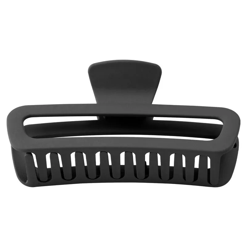 Prendedor de Cabelo 13cm em Plástico Moment-Preto