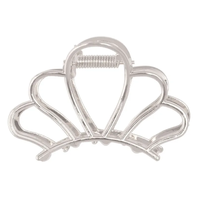 Prendedor de Cabelo 6cm em Metal Moment-Prata