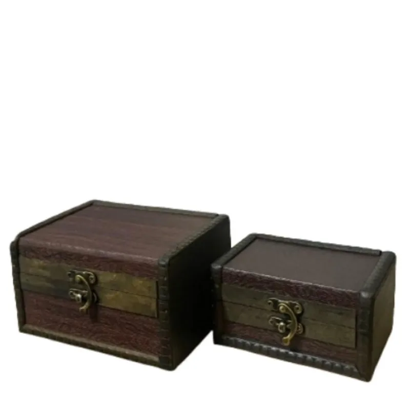 Kit 2 Baú Clássico Porta Treco Guarda Jóias Organizadora