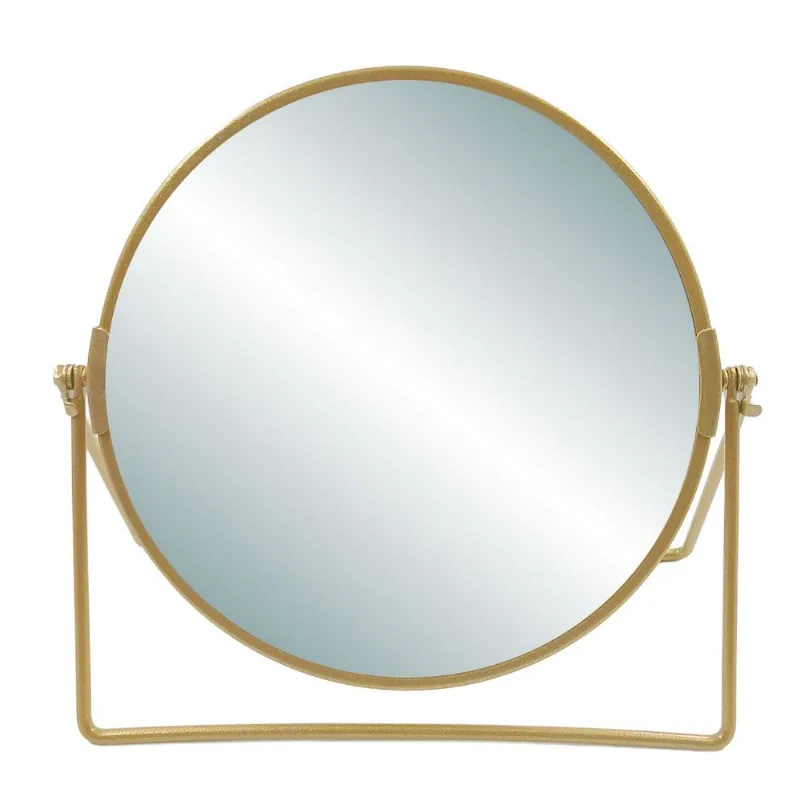 Espelho de Mesa 18x19,5x1,4cm em Vidro Moment- Dourado