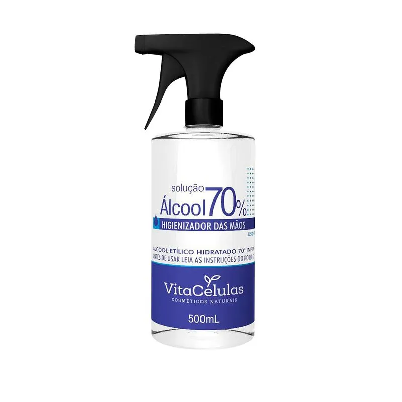 Alcool Vitacelulas 70º 500Ml