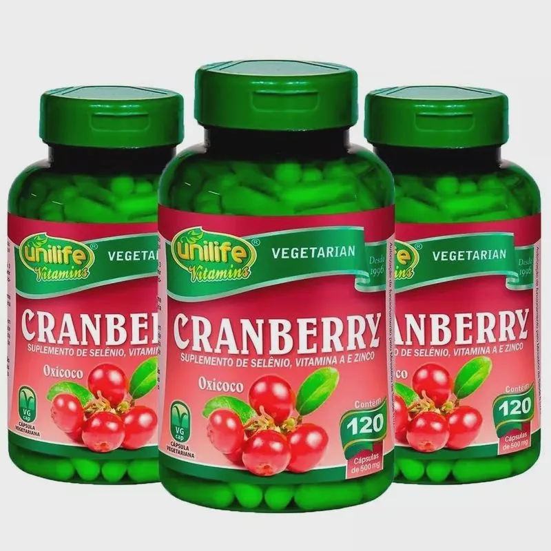 Cranberry - 3x 120 cápsulas - Unilife