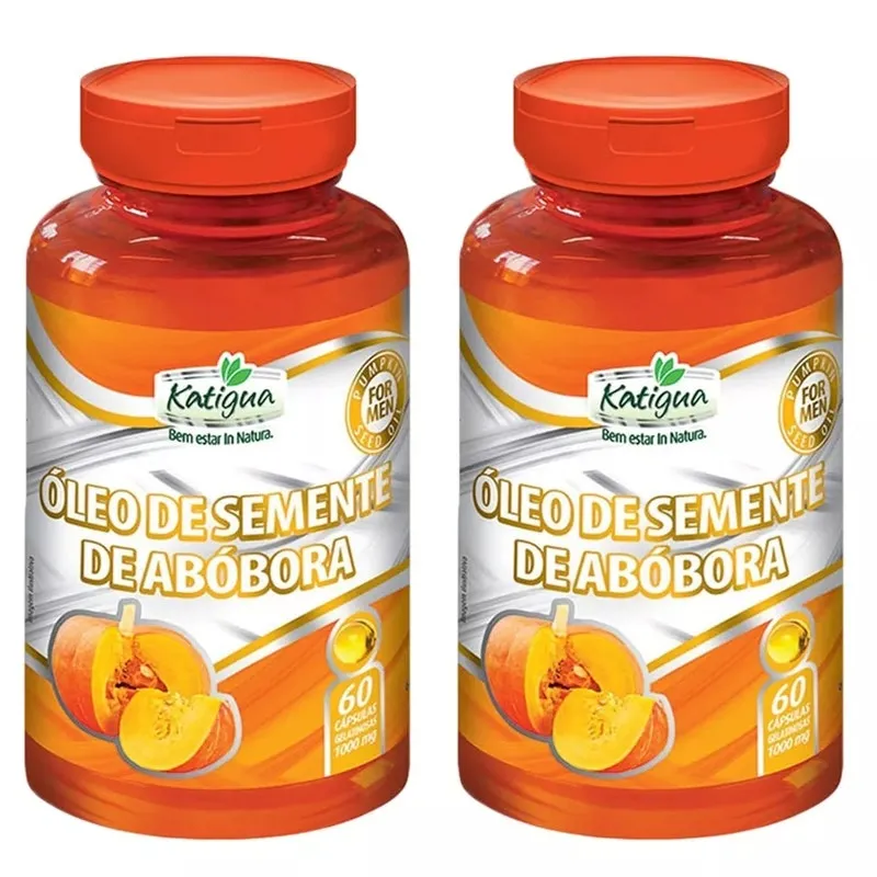Óleo de Semente de Abóbora - 2x 60 cápsulas - Katigua