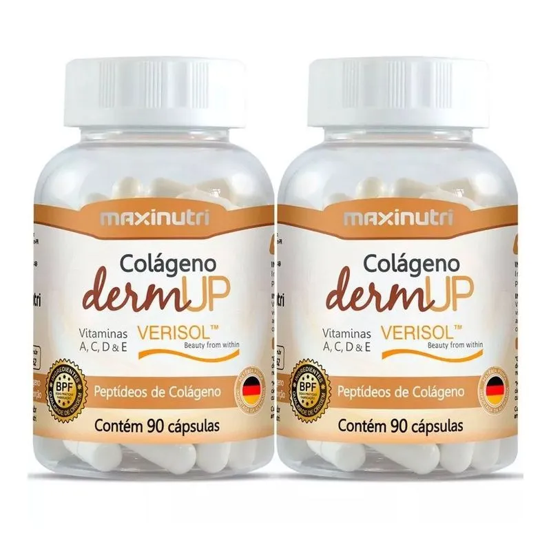 Colágeno Dermup Verisol - 2x 90 Cápsulas - Maxinutri