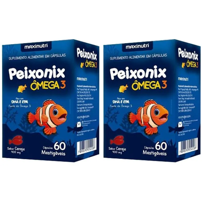 Peixonix Ômega 3 2un 60 Cápsulas