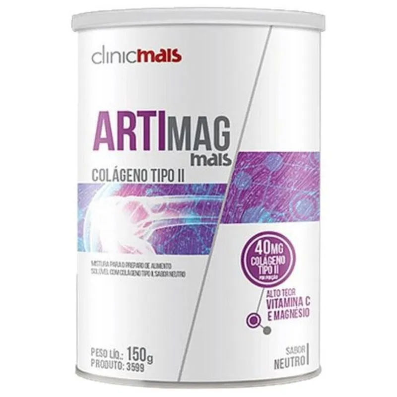 Artimag Colágeno Clinic Mais Tipo II Neutro 150 Gramas