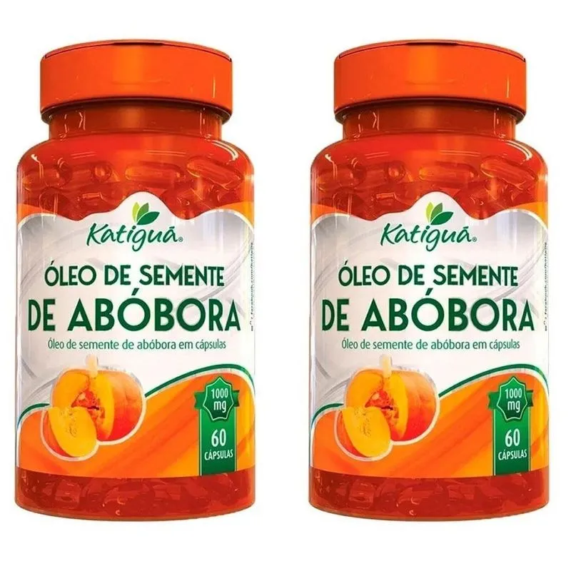 Óleo De Semente De Abóbora - 2x 60 Cápsulas - Katigua