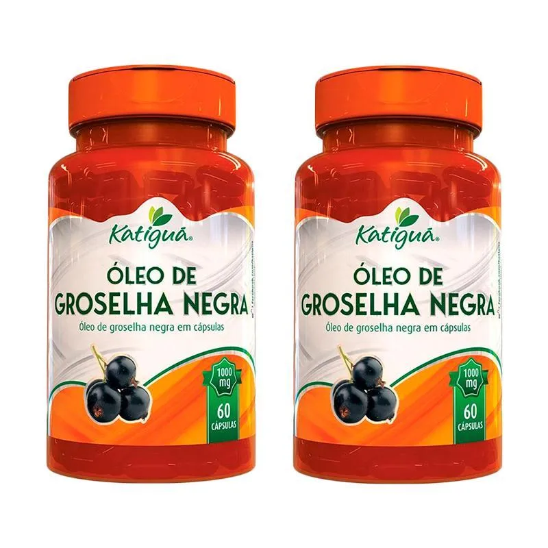 Kit 3 Óleo De Groselha Negra - 60 Cápsulas - Katiguá