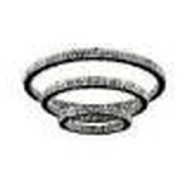 Pendente LED de Cristal e Metal Cromado com Controle 90W 3 Temperaturas (3000K/4000K/6000K) Bivolt 20x40x60cm - Sindora DCD00101