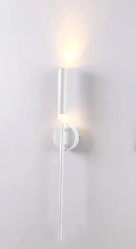 Arandela Ø10x7xA65CM 7W 3000K BIVOLT METAL BRANCO+ACRILICO CX:10x16,5x73CM 0,9KG Sindora DCB01140